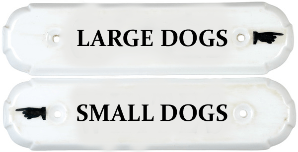 predatory aggression by large dogs against small dogs