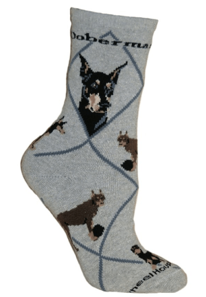 doberman socks for Christmas